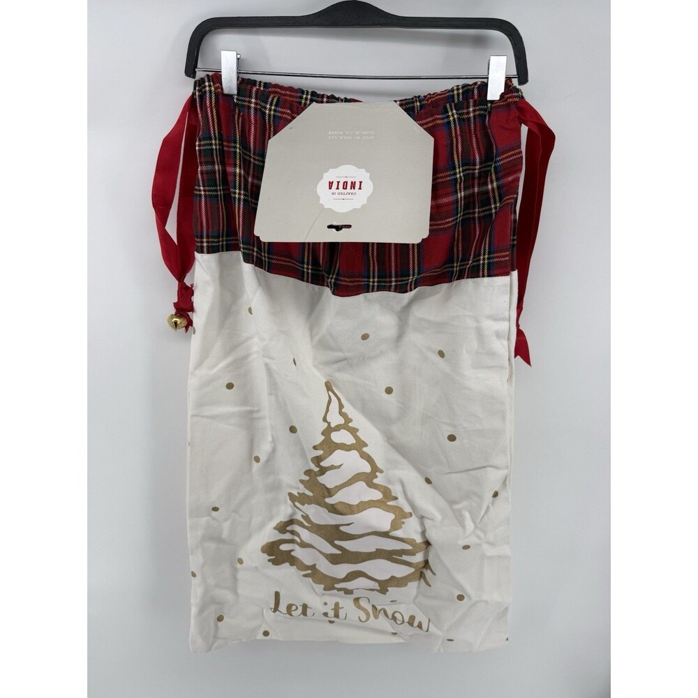 Santa Mail Special Delivery X-Large Canvas S Drawstring Bag 20X34”NEW W/Tags